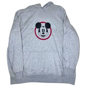 Disney Mickey Mouse Hoodie Amazon Essentials Gray Fleece Sweatshirt Size 4XLT